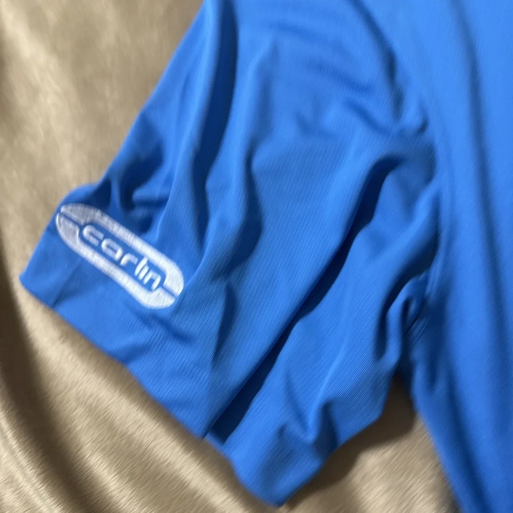 NWT Nike Golf Dri-FIT Polo Shirt Blue Gallagher / Carlin Motorsport Size XL - Picture 4 of 9